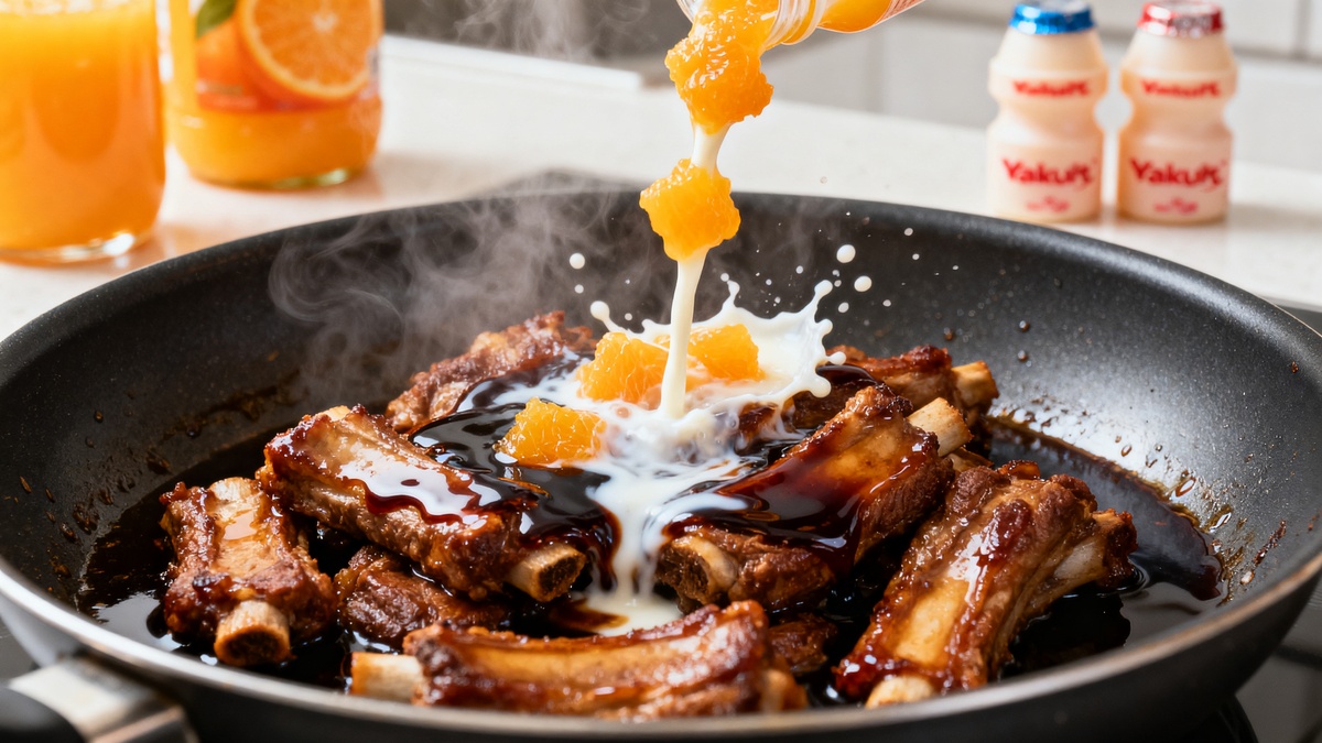 “邪修”用料就是猛！把果粒橙、养乐多当调味品使？