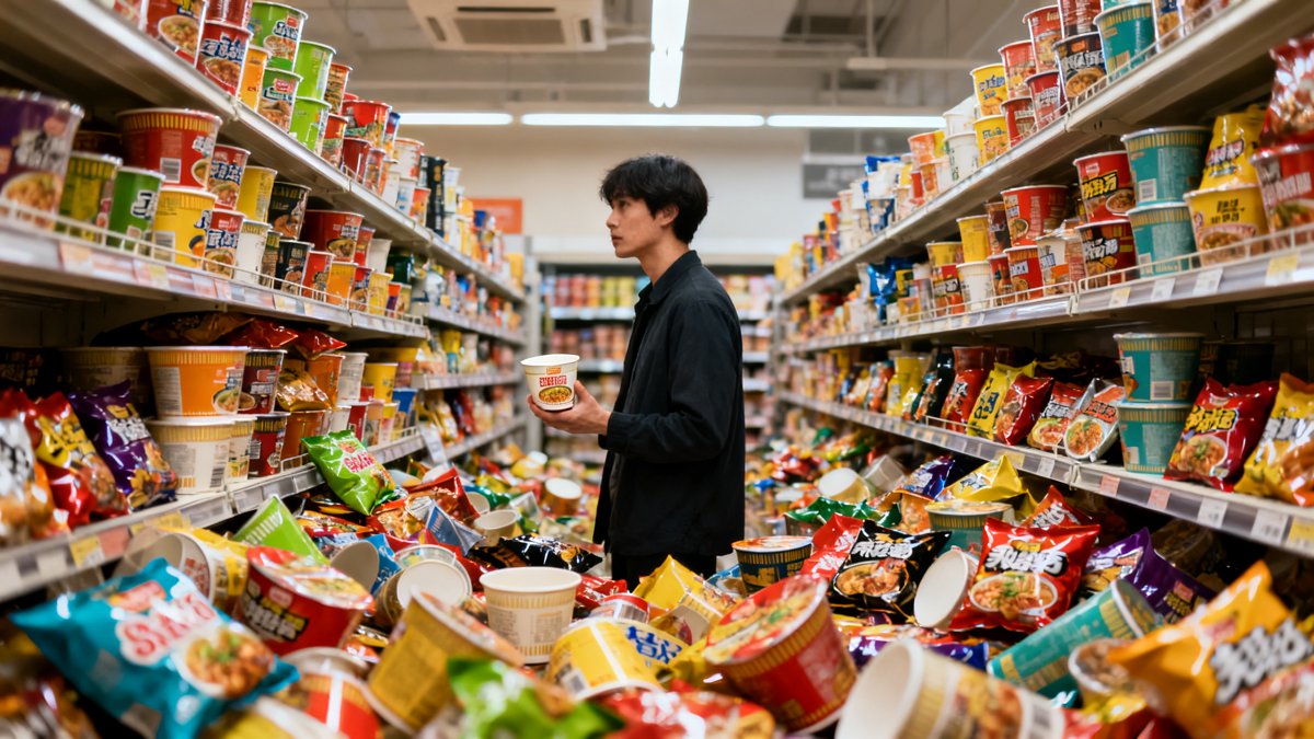 方便面销售额下降超6%，为何超市货架却越摆越满？
