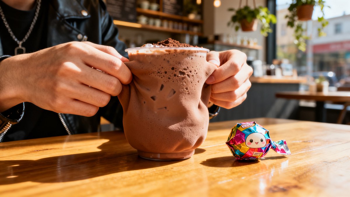 “捏捏”奶茶火热出圈!情绪消费下,新茶饮创新又出新花样