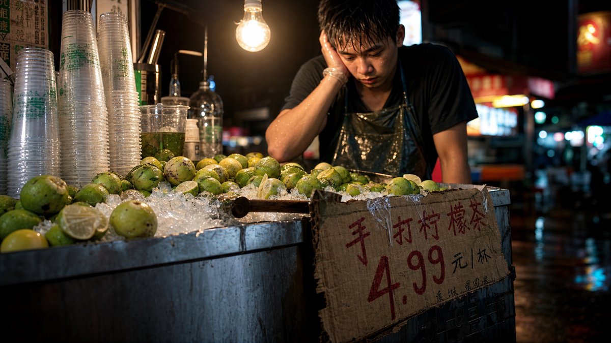 浙江丽水夜市手打柠檬茶价格战卷至1.7元一杯,跌破成本价引发行业反思