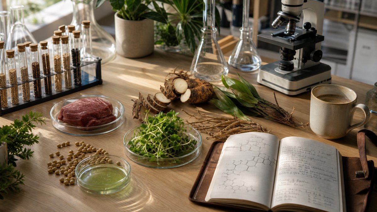 食品科研进展:植物蛋白培养肉、β葡聚糖影响淀粉消化及黄精研究