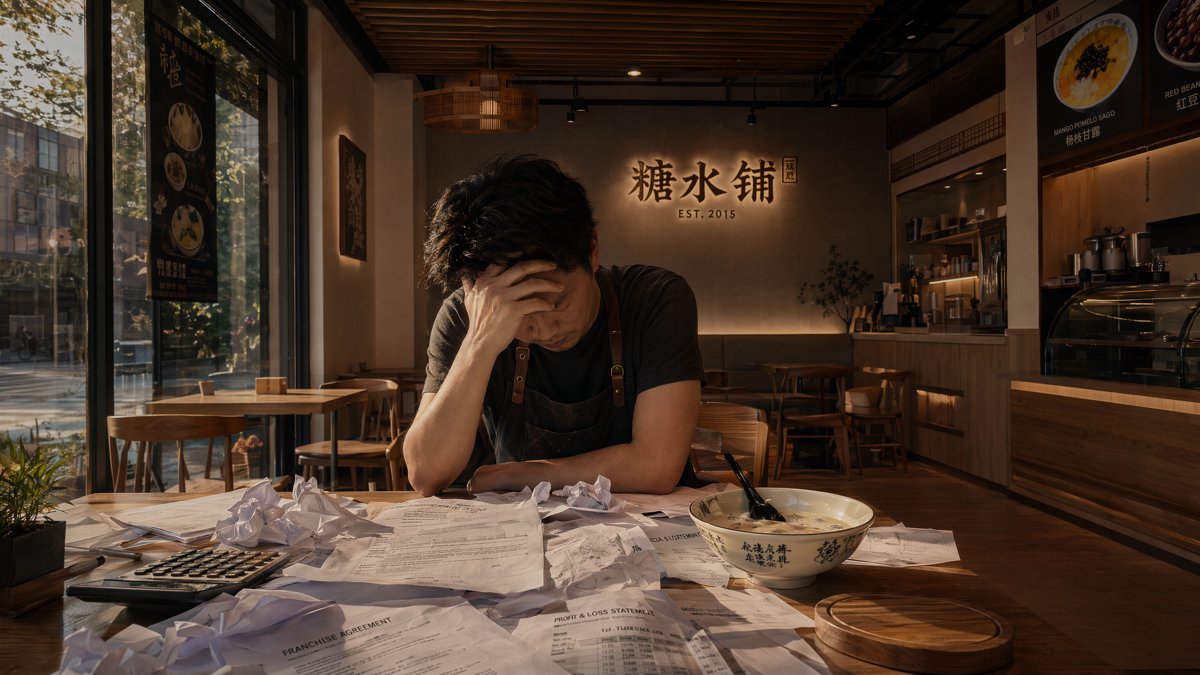 麦记牛奶加盟商亏损维权，糖水赛道扩张暴露乱罚款与盈利难题