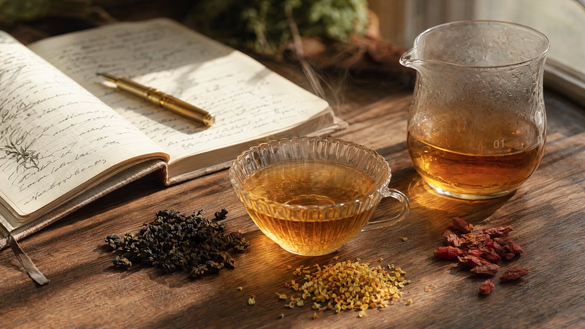 漳平水仙桂花枸杞复合茶饮料的配方优化与抗氧化评价