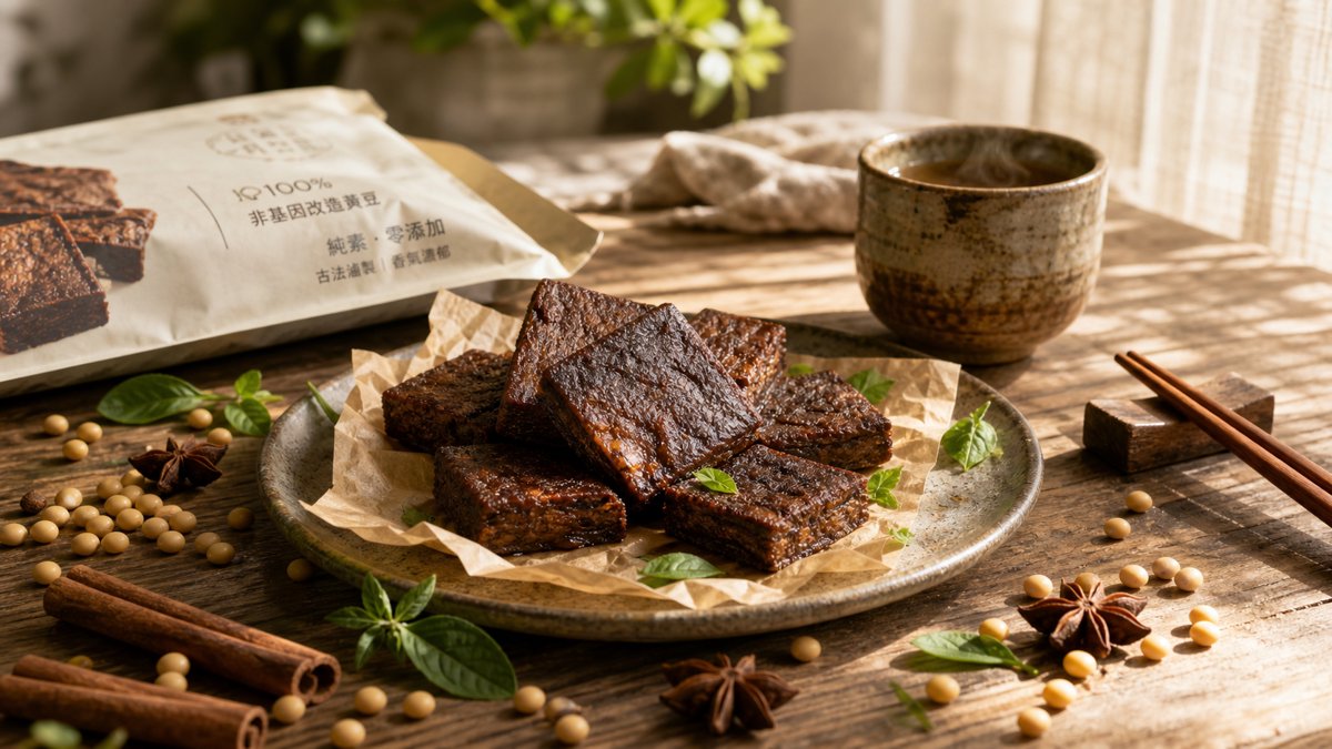 老字号郭大良心南溪豆腐干获三星级清洁标签认证,非遗工艺打造健康零食