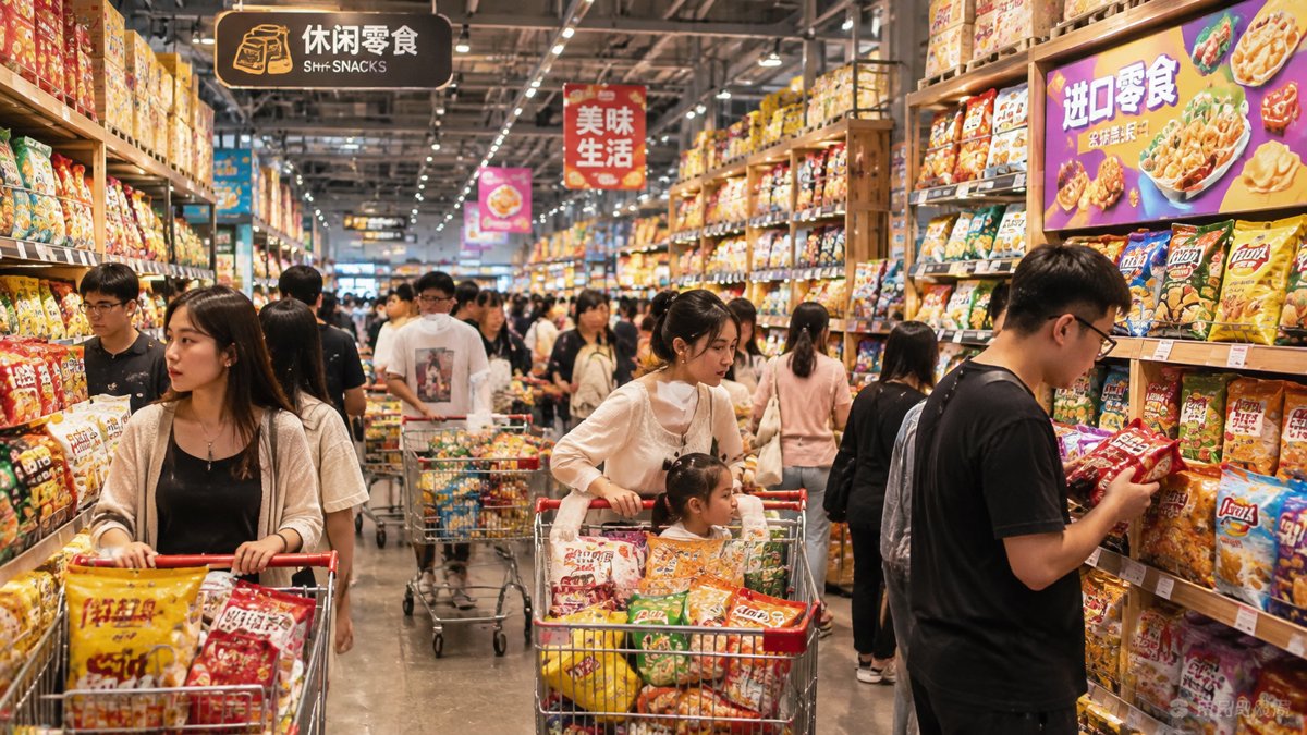 口水娃零食工厂店意外爆火 单日销售近50万元 营业额同比暴增300倍