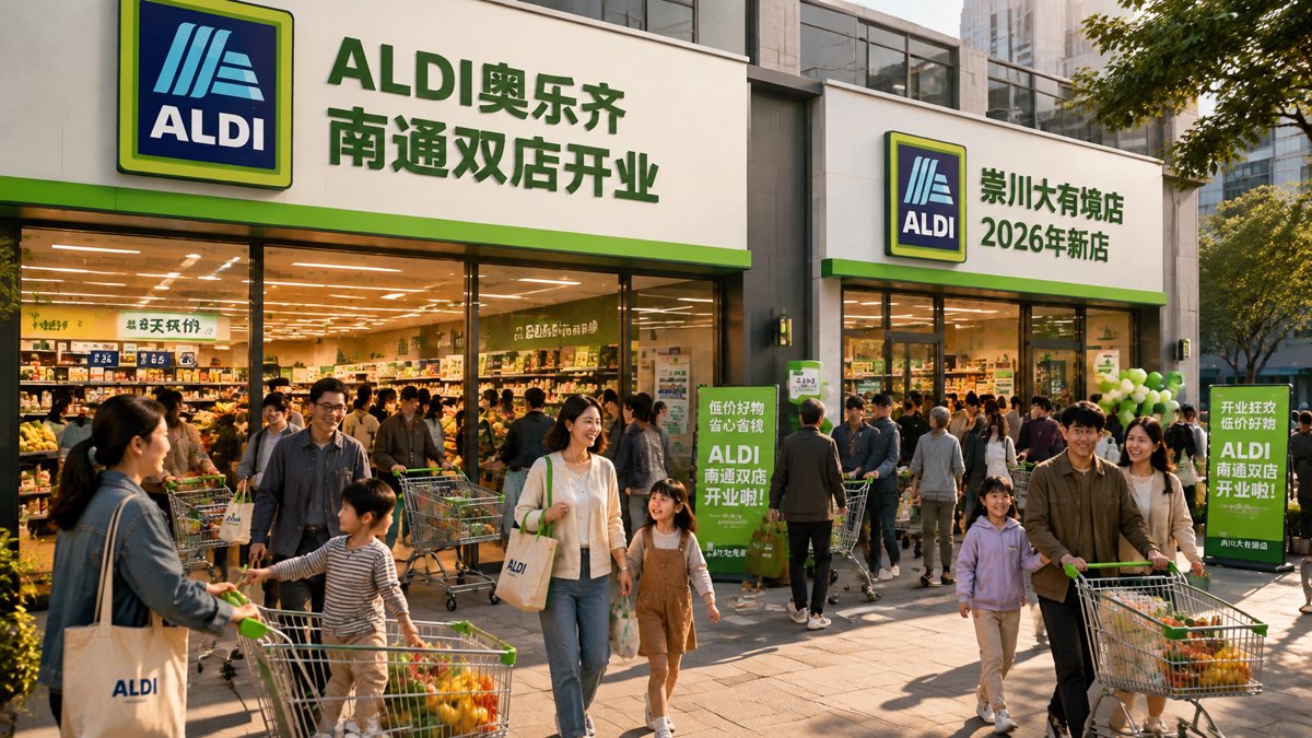 ALDI奥乐齐南通双店同步开业