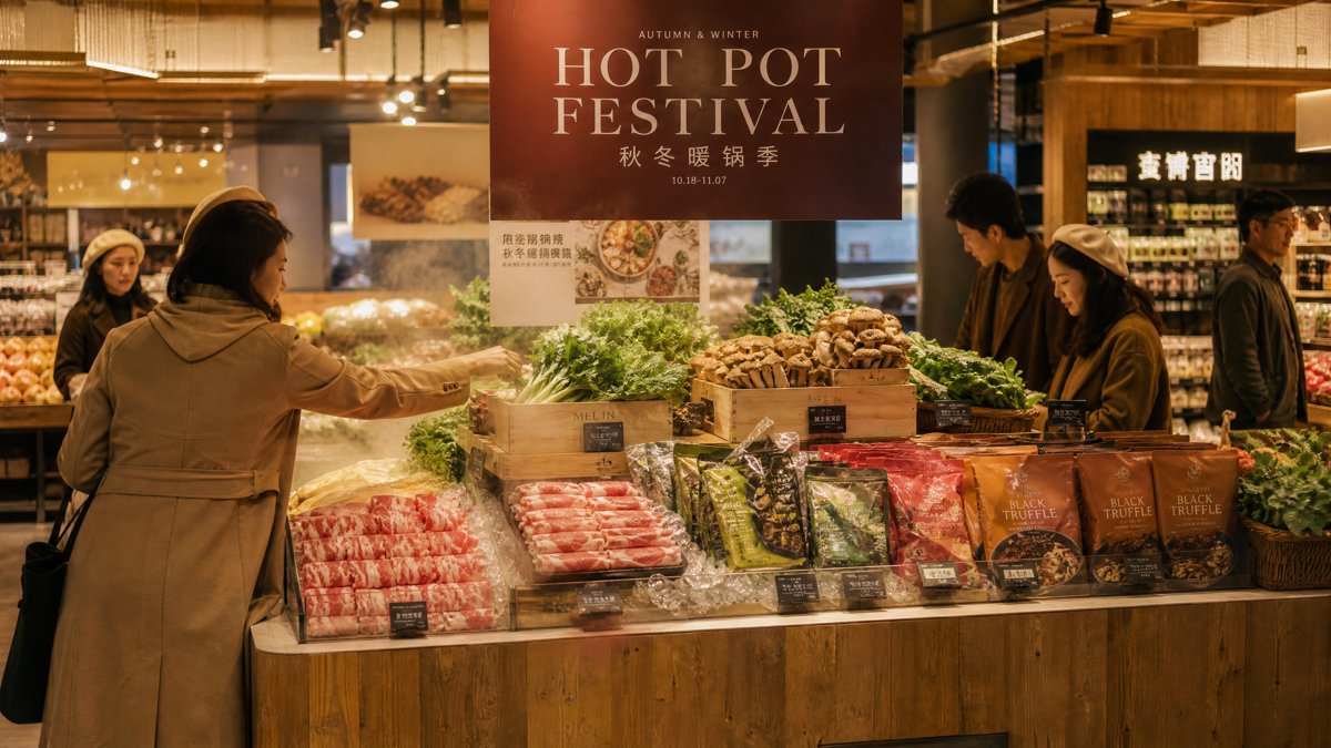 大润发启动秋冬火锅季:以场景化思维重构家庭火锅商品与到店体验