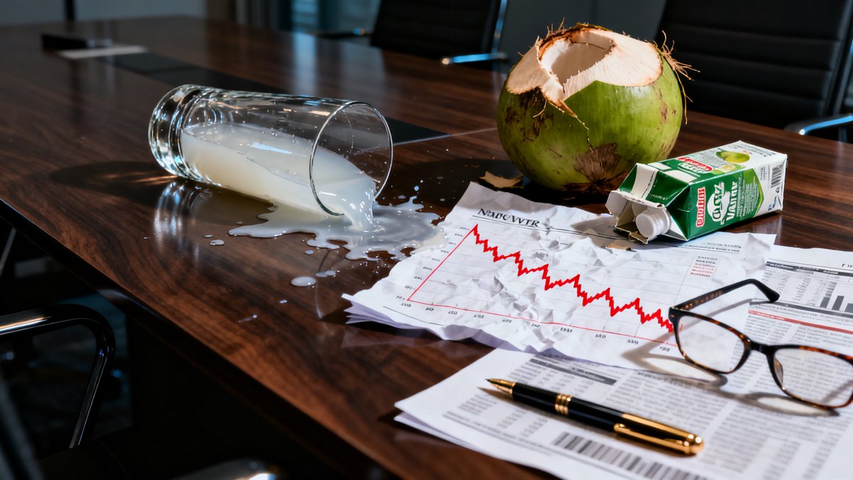 椰子水迎来信任危机 IFBH市值已蒸发七成