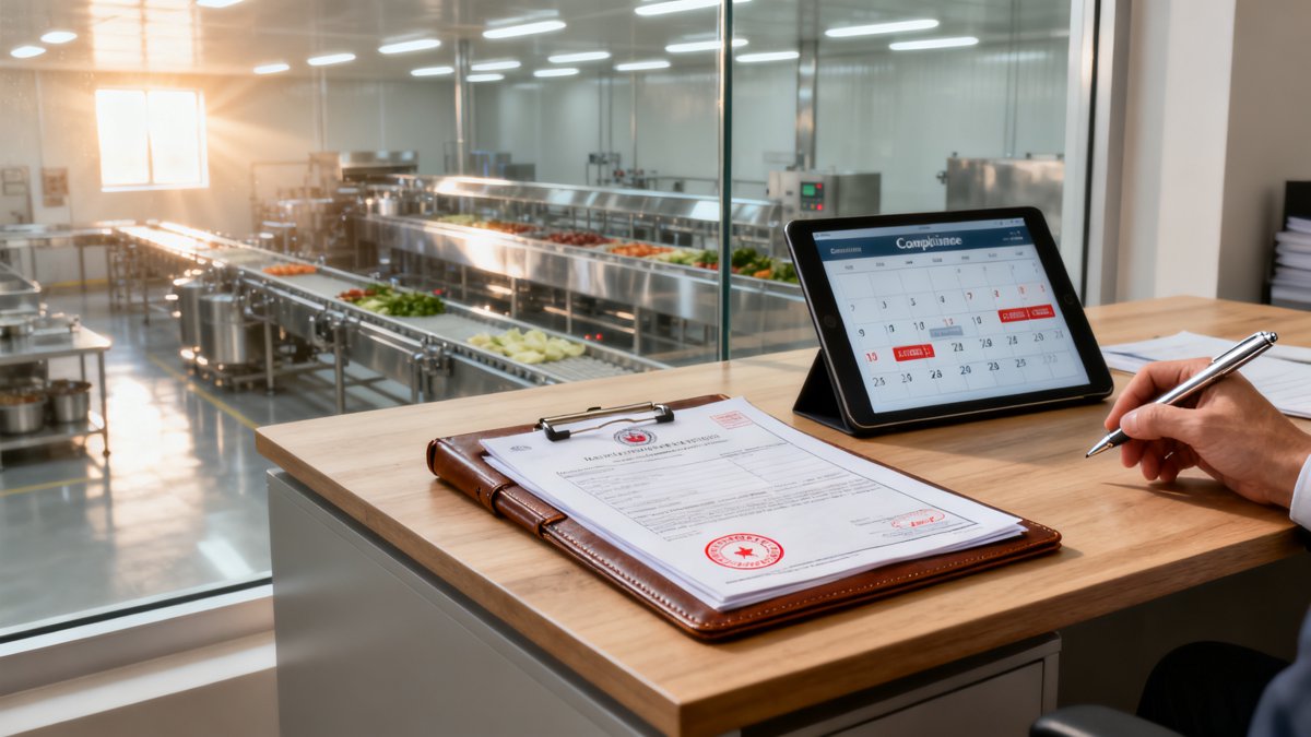 理清不踩坑！食品厂“三证”全解析：办理、延续与合规要点