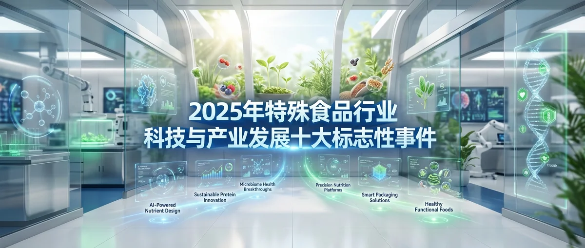“2025年特殊食品行业科技与产业发展十大标志性事件”发布